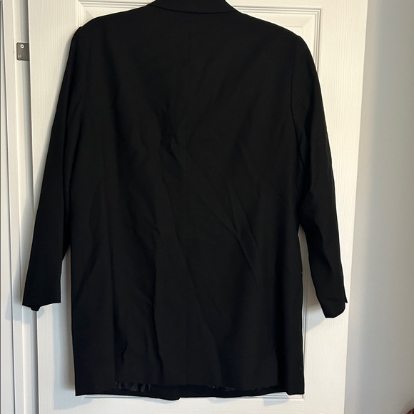 Women’s vintage Maggie McNaughton 100% new wool jacket blazer black 18W pockets - Picture 3 of 3